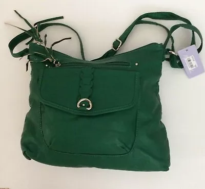 MARC FISHER Frontline Sling Green Crossbody New W/Tags. • $18.17
