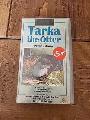 TARKA THE OTTER  VHS VIDEO  Story Teller PETER USTINOV • £3.99