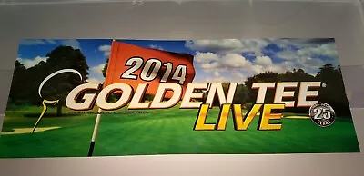 $15 • Buy Golden Tee Live 2014 Video Arcade Game Translite Marquee, Atlanta (#304)