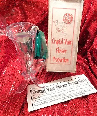 Crystal Vase Flower Production! Vintage Magic Trick! Brand New! Old Magic Stock! • $20