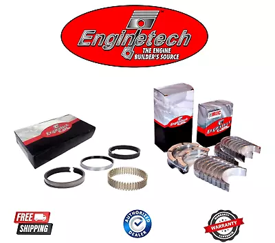 PREMIUM Main & Rod Bearings W Piston Rings 09-13 Chrysler Dodge Jeep 5.7L Hemi • $149.50