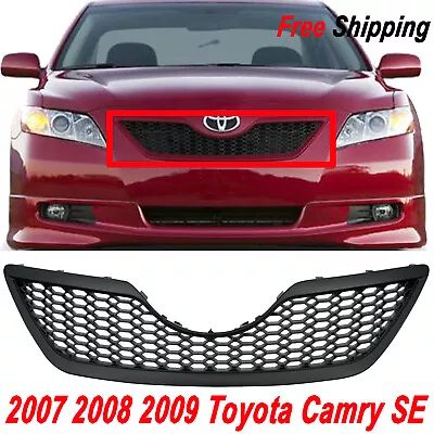 For 2007 2008 2009 Toyota Camry SE Front New Grille Black TO1200291 5310106180C0 • $62.90