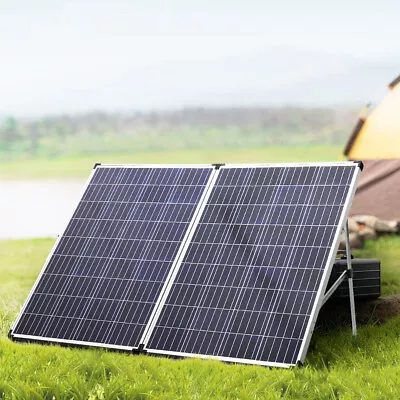 £99.95 • Buy 120w 12v Portable Folding Solar Panel Kit For Car/Caravan/Power Station/Camping