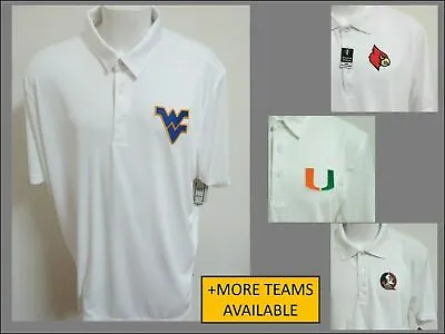 New Sz S-XL White Ncaa Men's Polyester #36P Polo Shirt • $34.99