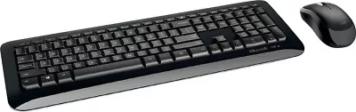 Microsoft - Desktop 850 Full-size Wireless Keyboard And Mouse Bundle - Black • $29.99