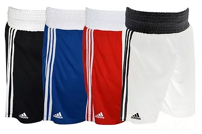 £26.99 • Buy Adidas Base Boxing Shorts Amateur Pro White Blue Red Black Mens Sparring