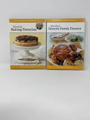 Martha Stewart Cooking: Favorite Family Dinners & Baking Favorites DVDS A1 • $10.99