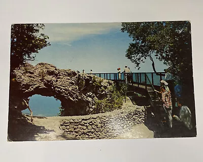 Michigan MI Mackinac Island Arch Rock Postcard Old Vintage Card View Standard P2 • $9.99