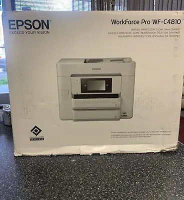 Epson WorkForce Pro WF-C4810 Inkjet Printer Copier/Fax/Printer/Scanner OB • $169