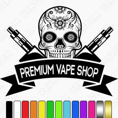 $30.47 • Buy Vape Shop Sign, High Quality Adhesive Vinyl Wall/window Vape Shop Decal