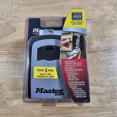 Master Lock Wall Mount Lock Box Realtors Key Box Holds 5 Keys Model 5401D • $26.95