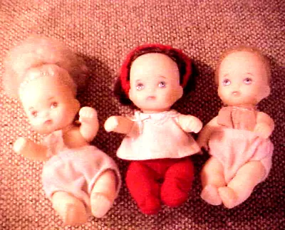 Vintage Small Rubber Baby Dolls - Jointed - Painted Eyes (3) • $15