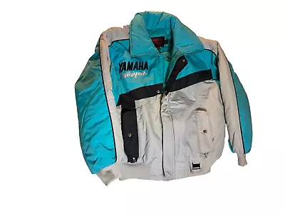 Vintage Yamaha Snowmobile Jacket Mens Sz L Made In Korea • $119.99