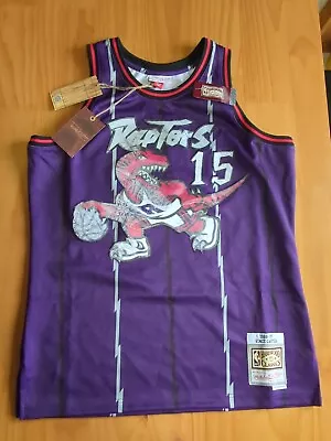 Toronto Raptors NBA Vintage Swingman Vince Carter Holographic Jersey - Large L • $63