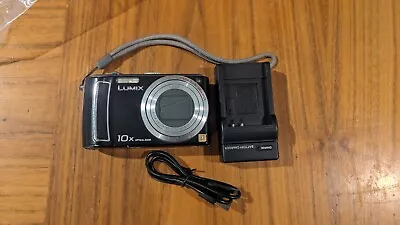 Panasonic Lumix DMC TZ15 12.1 MP Compact Digital Camera Tested Working Charger M • $99