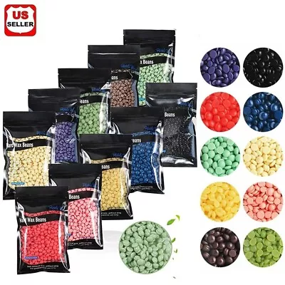 Hard Wax Beads Bean For All Waxing Types Depilatory Hair Removal Wamer Heater • $4.80