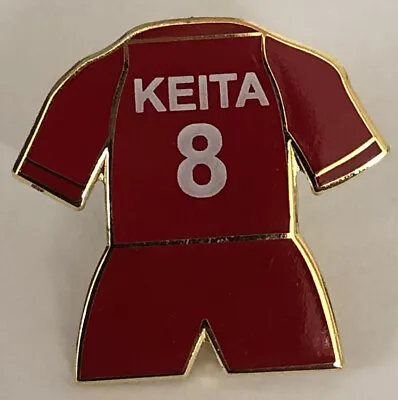 Nabi Keita Liverpool Football Club Lfc Red Shirt #8 Lapel Badge • £3