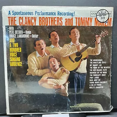 Clancy Brothers And Tommy Makem W/Pete Seeger Bruce Langhorne Vinyl LP Sealed • $17.49