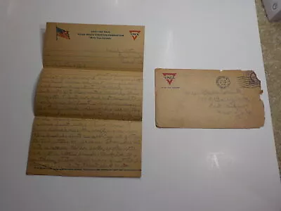 WWI Letter 1918 Camp Upton New York East Buffalo Soldier Handwritten War VTG WW1 • $1.25