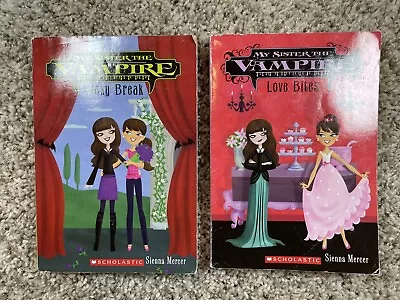 Lot Of 2 My Sister The Vampire Chapter Books Sienna Mercer • $3.39