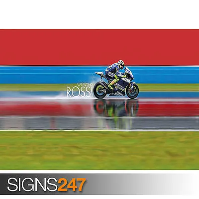 VALENTINO ROSSI MOTOGP RACER (1520) Motorbike Poster - Poster Print A1 A2 A3 A4 • £6.25