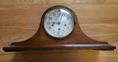 VINTAGE ANSONIA  MANTEL CLOCK WITH WESTMINSTER CHIMES SONIA #12  AS-iS  PARTS • $85