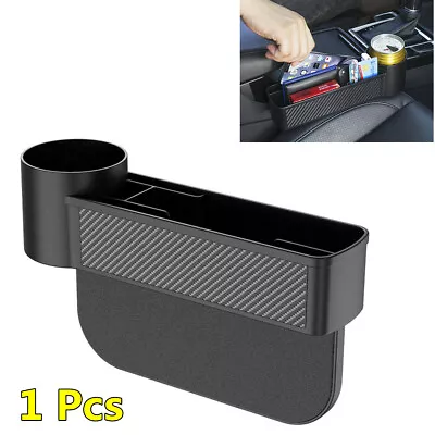 Car Seat Gap Pocket Storage Box Catcher Crevice Wallet Phone Key Slit Organizer • $22.40