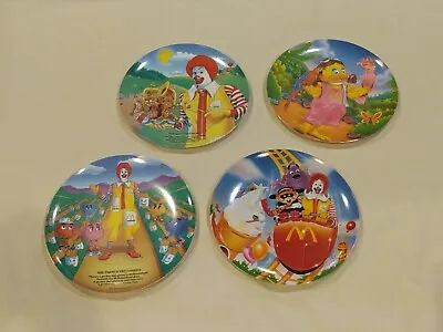 Vintage Ronald McDonald's 9  Plastic Collector Plates Lot Of 4 1989 1993 1996 • $18