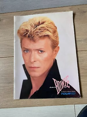£14.99 • Buy David Bowie Serious Moonlight Tour '83 Official Program Book