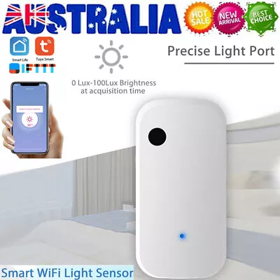 Tuya Zigbee Smart Home Light Sensor Smart Zigbee Brightness Illumination Sensor • $34.99