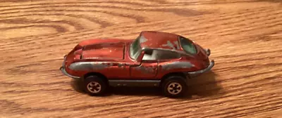 Vintage Johnny Lightning Topper Red Custom XKE Red Line Diecast 1:64 • $25