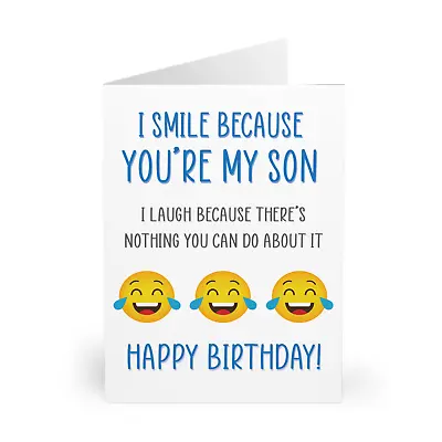 Heart Warming Greeting Card - I Smile Because You're My Sun - Happy Birthday - L • £3.59