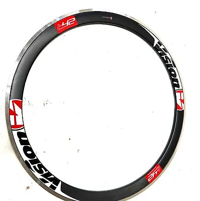 FSA Vision 700c T42 21 Hole 21H Rim Carbon Alloy Clincher Bike Wheel Rim NEW • $129.97