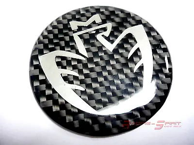 4 Cm. Glossy Real Carbon Fiber Chromed Midship Logo Horn Emblem Mr2 Spyder Mr-s • $19.24