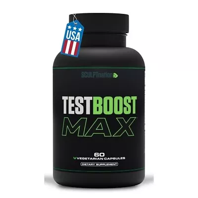 TEST BOOST Max Sculptnation Testosterone Build Muscle Men Fat Weight Loss • $49.99