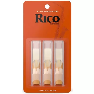 Rico Alto Saxophone Reeds 3 Strength Size Pack With 3 Reeds • $19.99