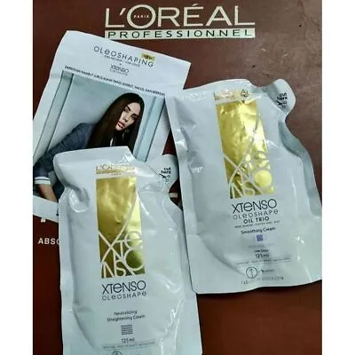 Loreal Professional Xtenso Straightening Cream & Neutralizer 125 Ml Pack Of 1 • $24.28