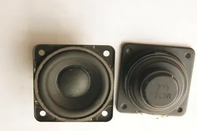 2pcs 1.75 Inch 45MM 3ohm 5W Full Range Speaker Square Neodymium Loudspeaker • $4.31