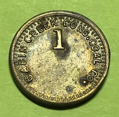 $49.99 • Buy Rare Cabin Creek Cons Coal Company Kayford W VA Token Script Good For One