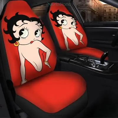 $54.99 • Buy Cute Betty Boop Car Seat Covers (set Of 2)