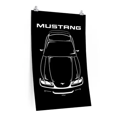 Ford Mustang SN95 1994-1998 Poster Mustang GT Wall Art Gifts Mustang Print • $13.56