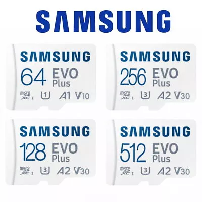 Micro SD Card SamSung Evo Plus 32GB 64GB 128GB 256GB 512G Class10 Memory 130MB/S • $12