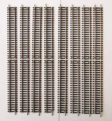 Hornby OO Track - Lot Of 8x Double Straights - R601 - Nickel Silver - VGC • £19.99