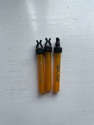 £10 • Buy 3x SOLAR MICRA LITE FLO ORANGE INDICATOR HEADS W/LINE CLIPS - BOBBINS