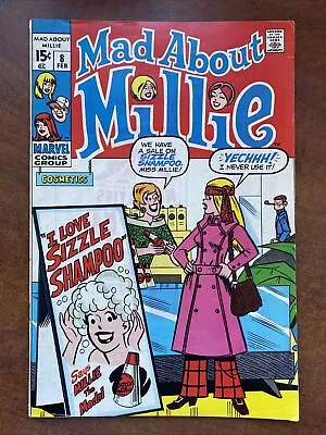 Mad About Millie #8 Marvel Comic 1970 FN+ • $10.92