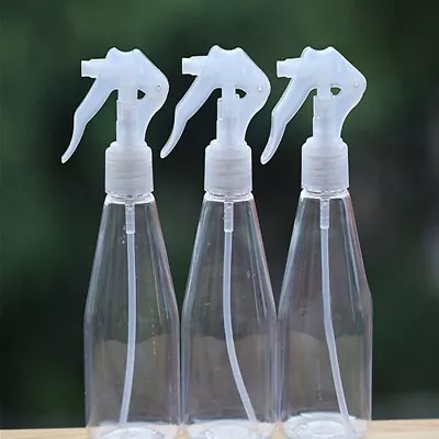 1/2/3pcs Plastic Clear Spray Bottle Cleaning Water Garden Empty Trigger 200ml • £2.99