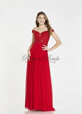 Tiffany Aloria Red Size 18 Evening Dress Long Prom Dress BNWT • £349.99