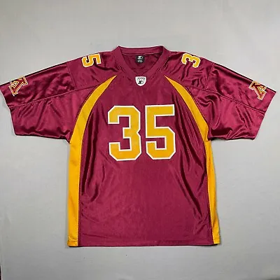 Vintage Minnesota Golden Gophers Starter Jersey Size XL # 35 Maroon Satin • $39.99