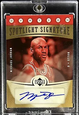 Michael Jordan 2006 Upper Deck Ovation Spotlight Signatures Auto 7/25 Bulls • $5999.99