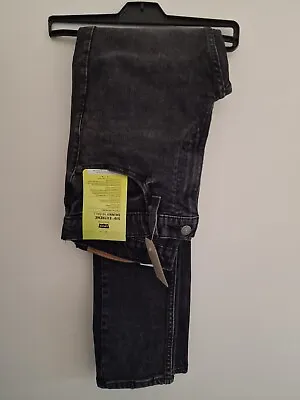 Levi's Mens 519 Extreme Skinny Hi-Ball Jeans. W32. Black Wash. New With Tags • £49.99